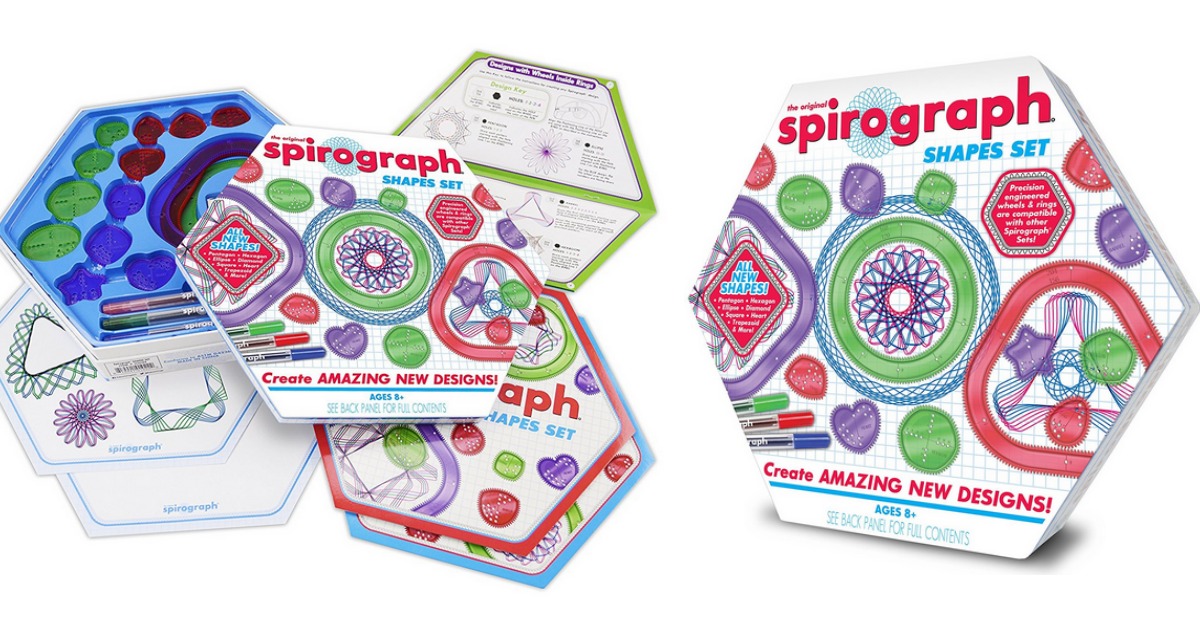  Spirograph Shapes Set ONLY $13.40 (Regularly $24.99)